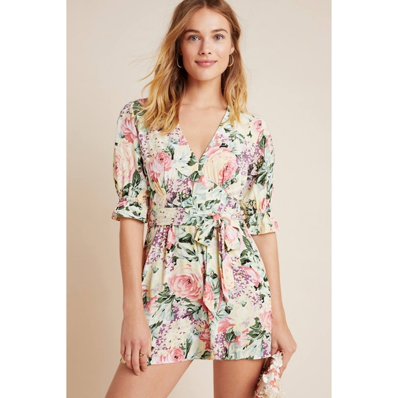 NEW Faithful the Brand Ana floral romper playsuit